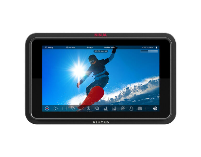 A camera screen against a white background