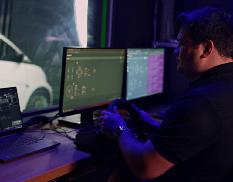 A man operating a CarRig