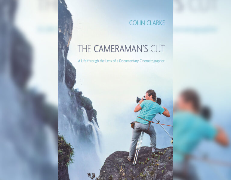 Colin Clarke's memoir with a camera operator on the cover