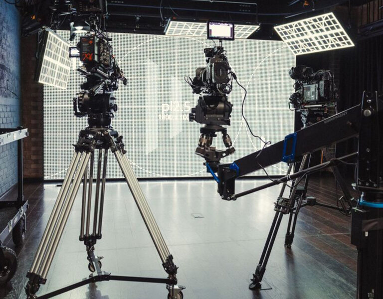 Camera equipment in a room