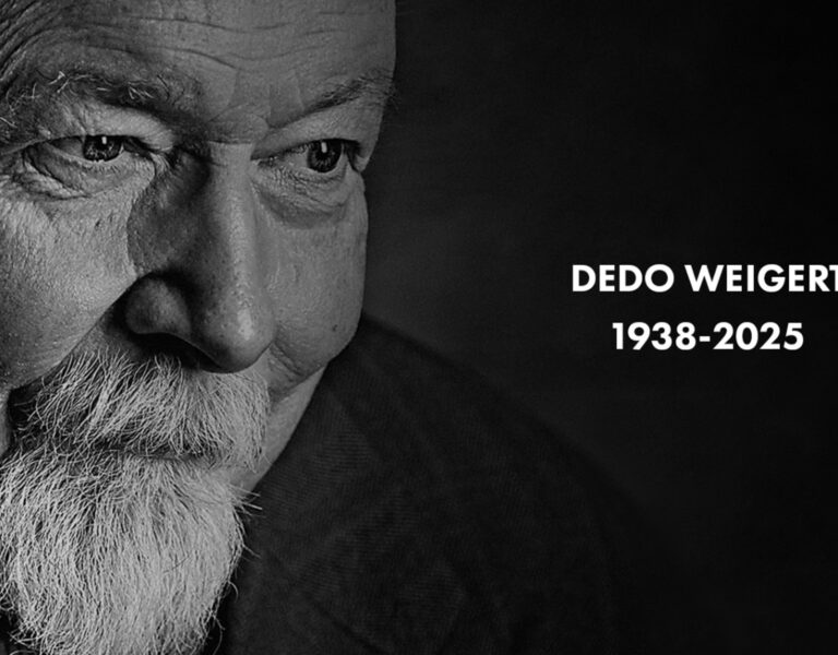 Dedo Weigert in a black and white image