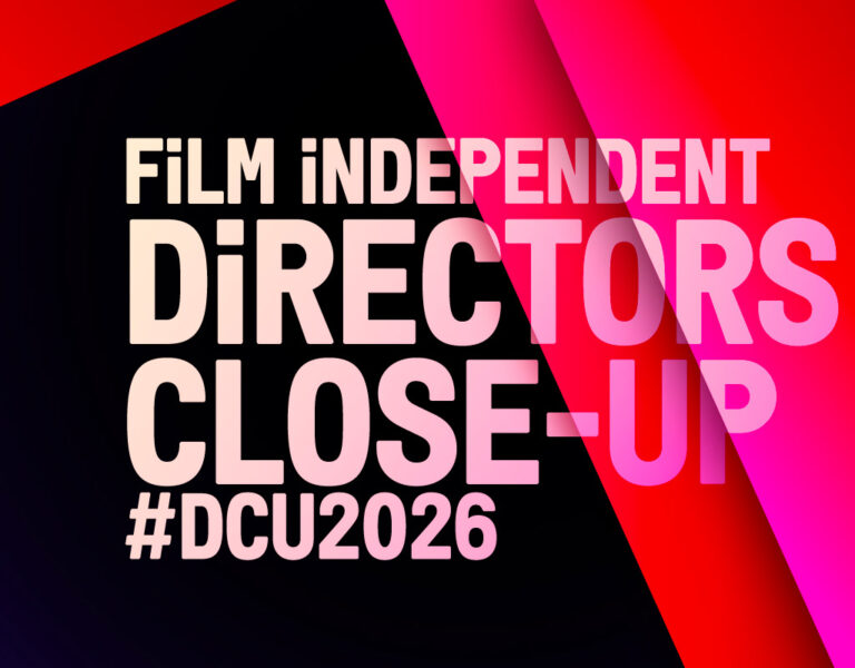 A pink and purple Directors Close-up poster