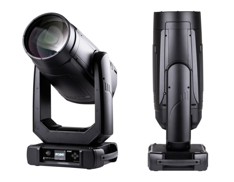 Two iForte LTXs against a white background