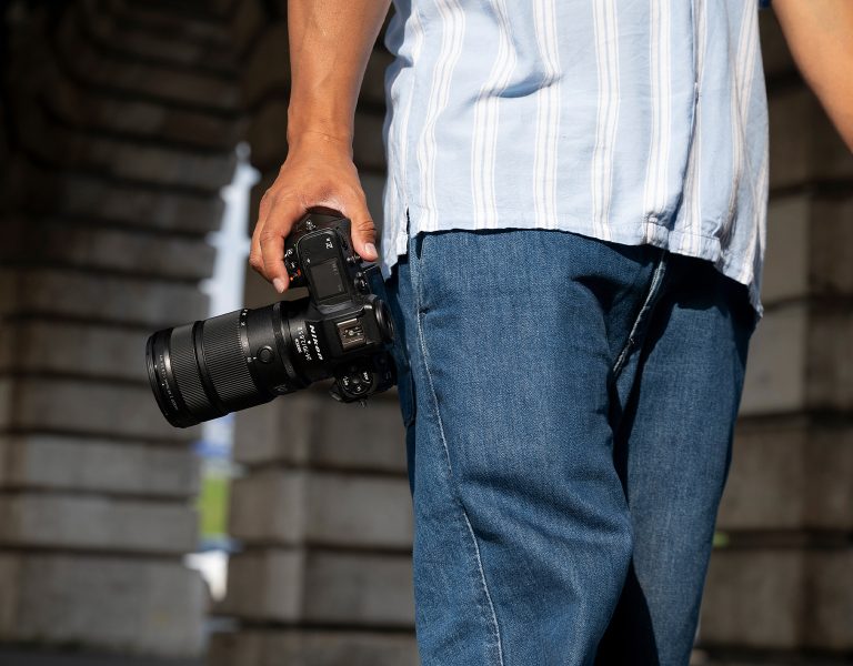 Nikon Nikkor 7 in a person's hand