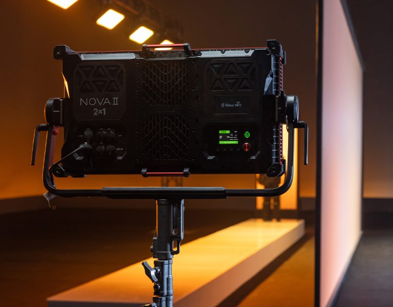NOVA II against a lighting backdrop