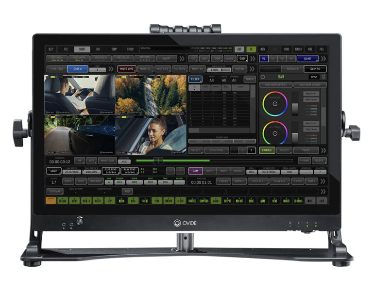 A screen on a white background