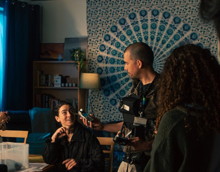 Laura Hilliard and Steve Wyatt, founders of the Salford Celluloid Centre of Excellence at the Newton Film Hub, University of Salford