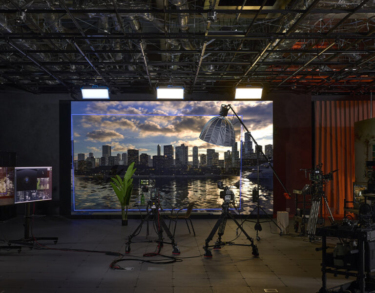 A virtual production space