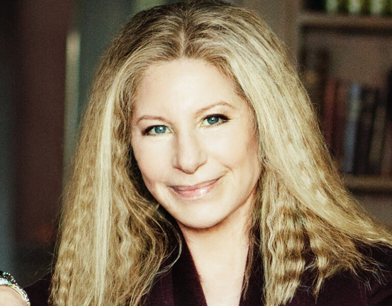 Streisand looking into camera, smiling