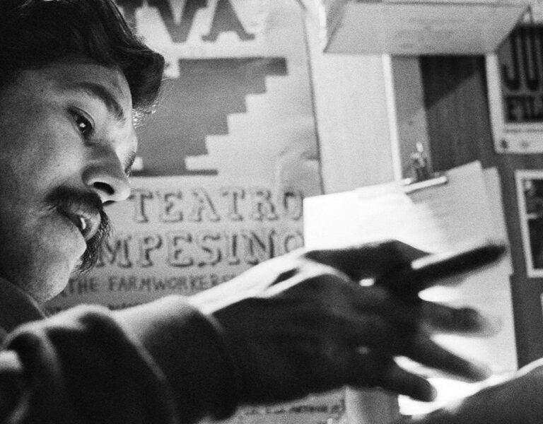 A man reading a newspaper