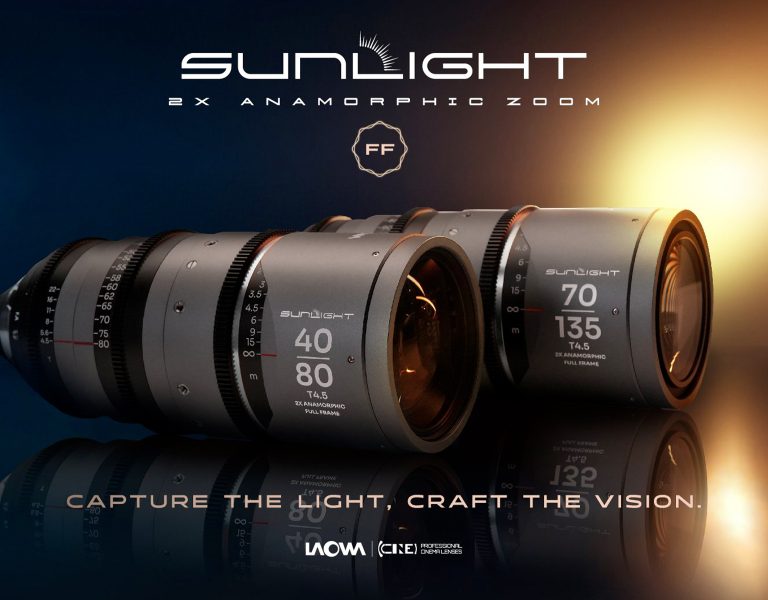 Sunlight 2x FF Anamorphic Zoom Series in a promotional image